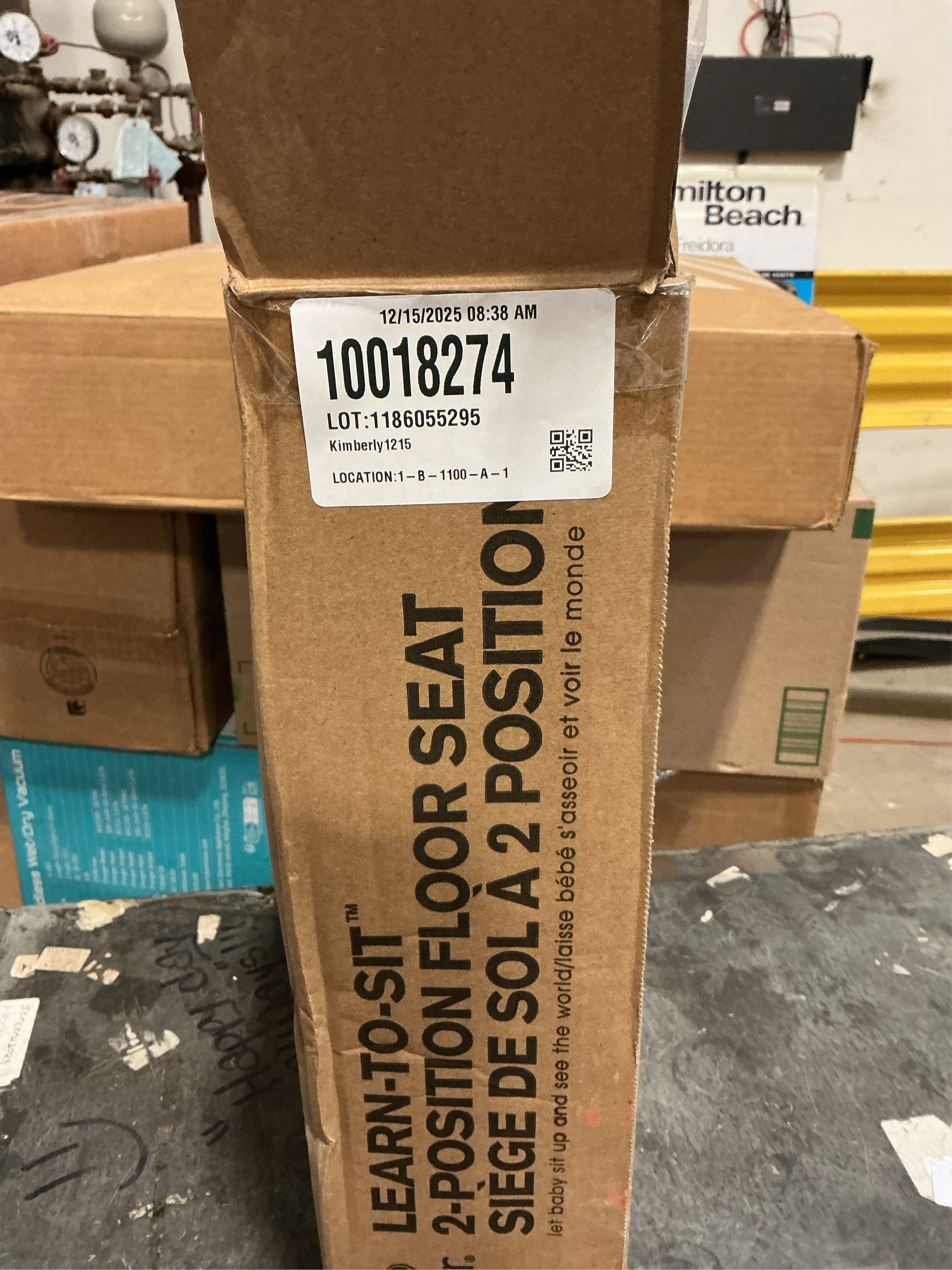 Ingenuity Learn-to-Sit 2-Position Booster Seat - Heather Gray