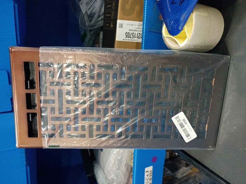 Decor Grates AJH614-RB Oriental Floor Register, 6X14 Inches, Rubbed Bronze Finish