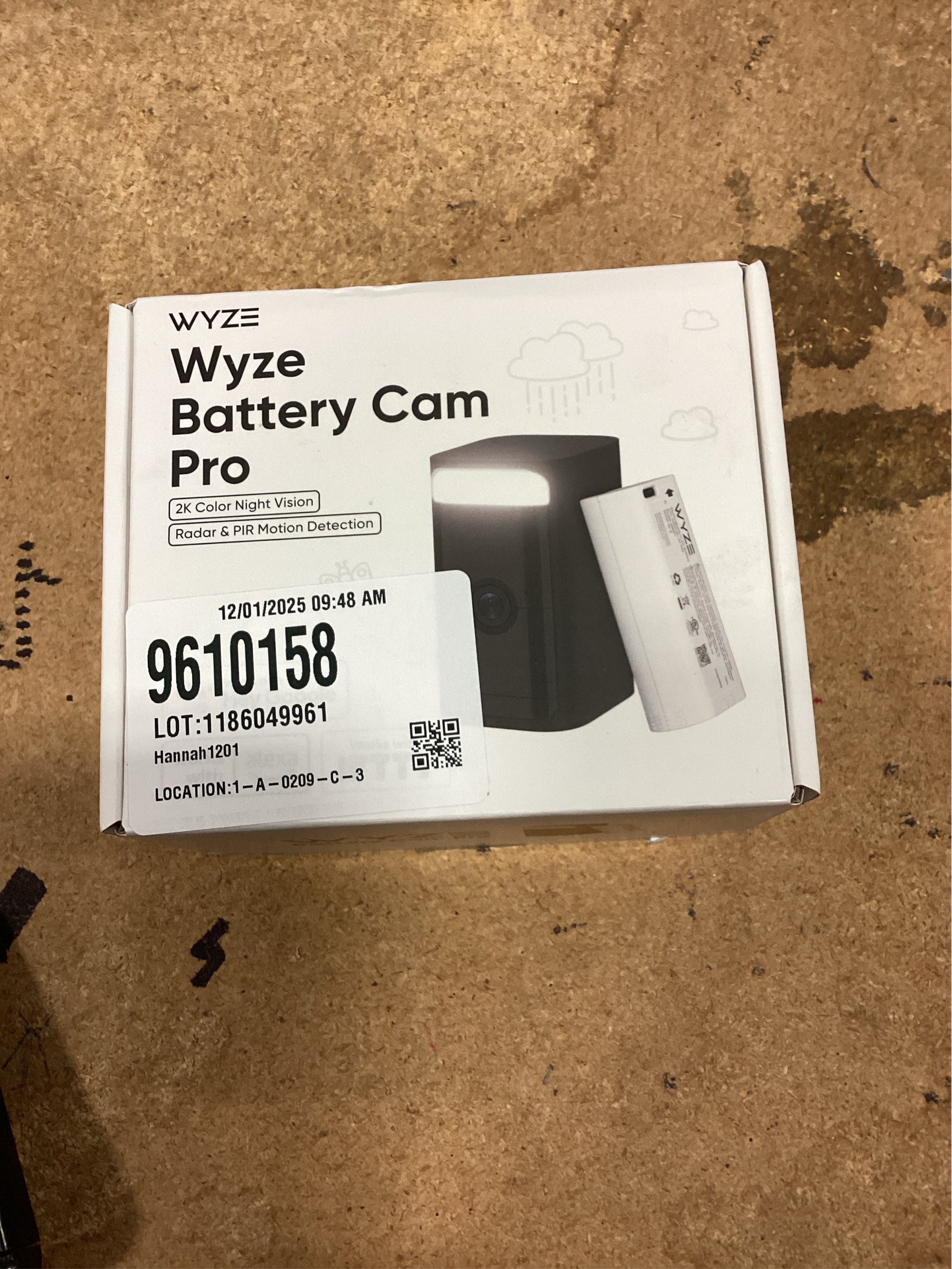 Wyze Battery Powered Indoor and Outdoor Smart-Enabled Security Camera