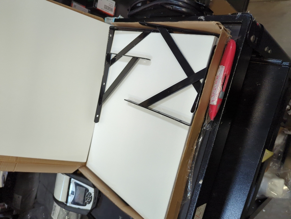 Fun Memories Floating Shelves for Wall, 12 Inch Deep Floating Shelves Set of 2, 16W x 12D Large Wall Shelf with Sturdy Metal Brackets for Living Room, Bathroom, Bedroom and Kitchen, White