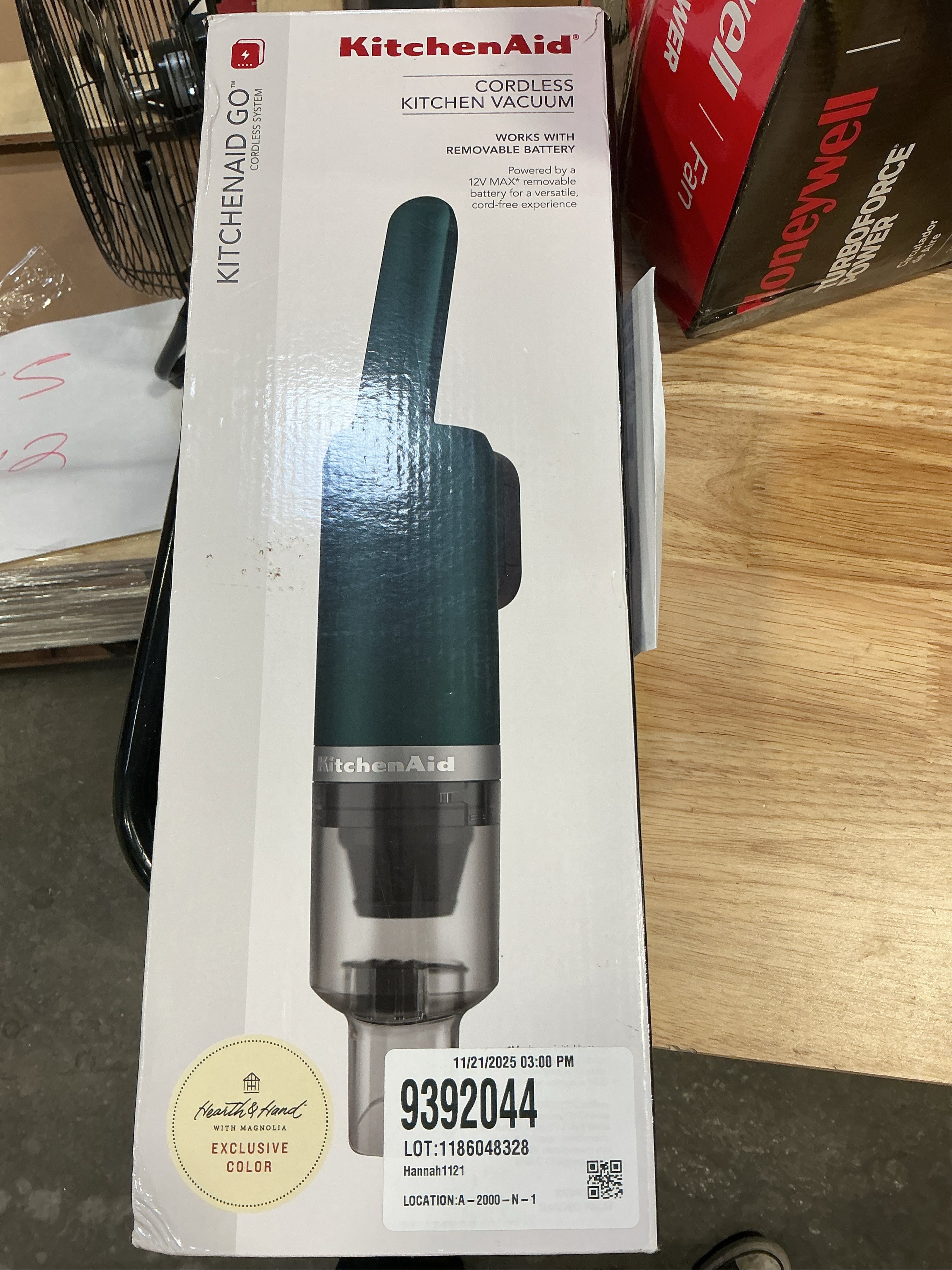 KitchenAid Go Cordless Kitchen Vacuum battery included - Hearth & Hand™ with Magnolia: Handheld Dustbuster, Multi-Surface