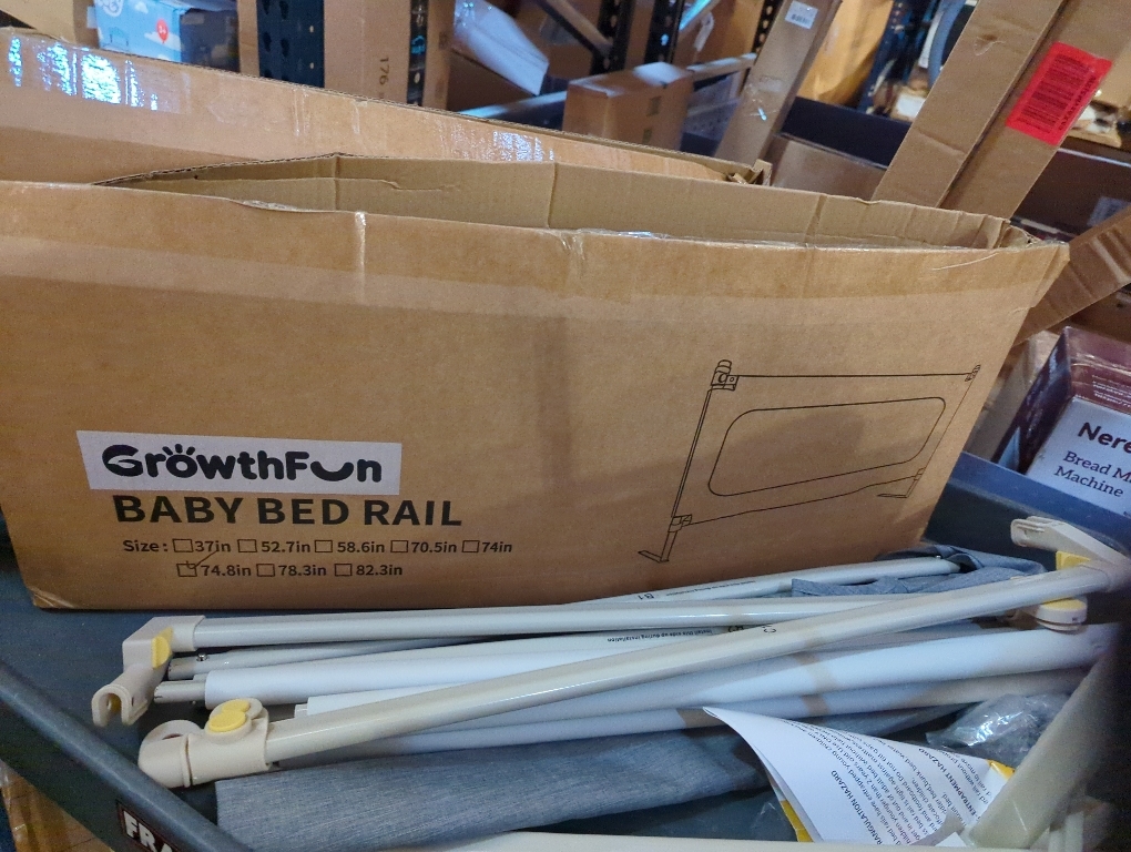 Foldable Bed Rail for Toddlers, 78in Reinforced Carbon Steel Frame&Connectors, Breathable Cationic Fabric - Safety Toddler Bed Rails for Queen, King, Twin, Full, No-Tool Setup.