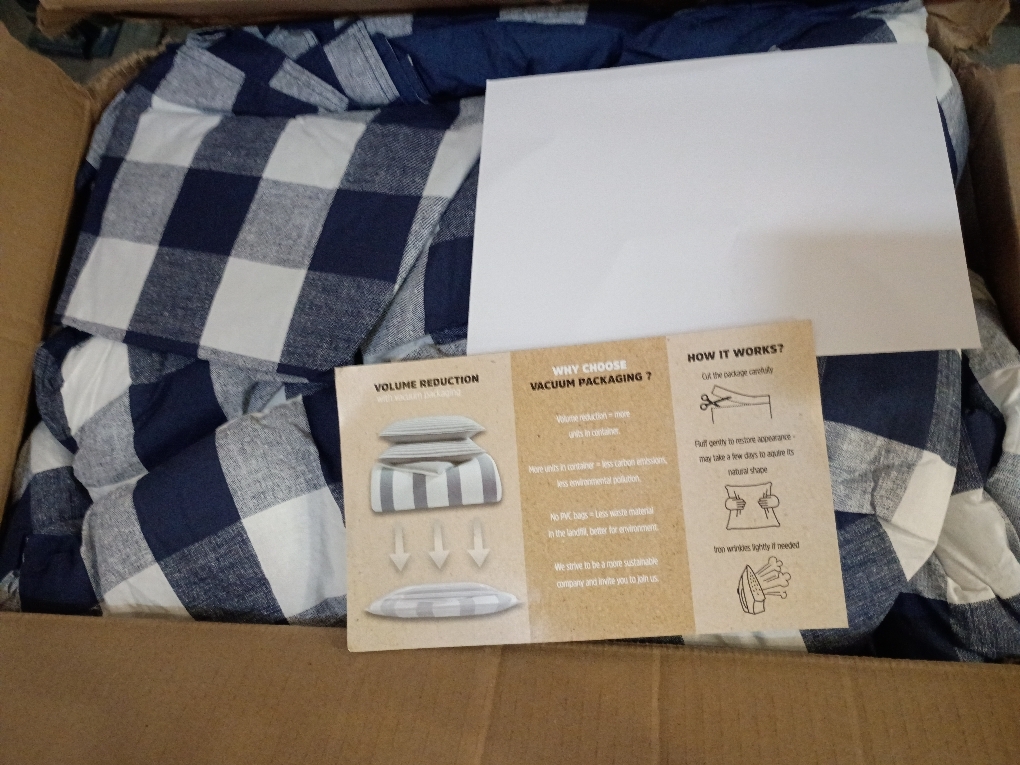 Levtex Home - Camden Bedspread Set - King Bedspread (120 x 118 in.)   Two King Pillow Shams (36 x 20 in.) - Buffalo Check in Navy and Cream - Reversible Pattern - Cotton