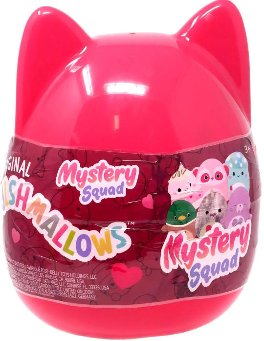 SQUISHMALLOW Valentines edition MYSTERY SQUAD Original 8in official jazwares Plush
