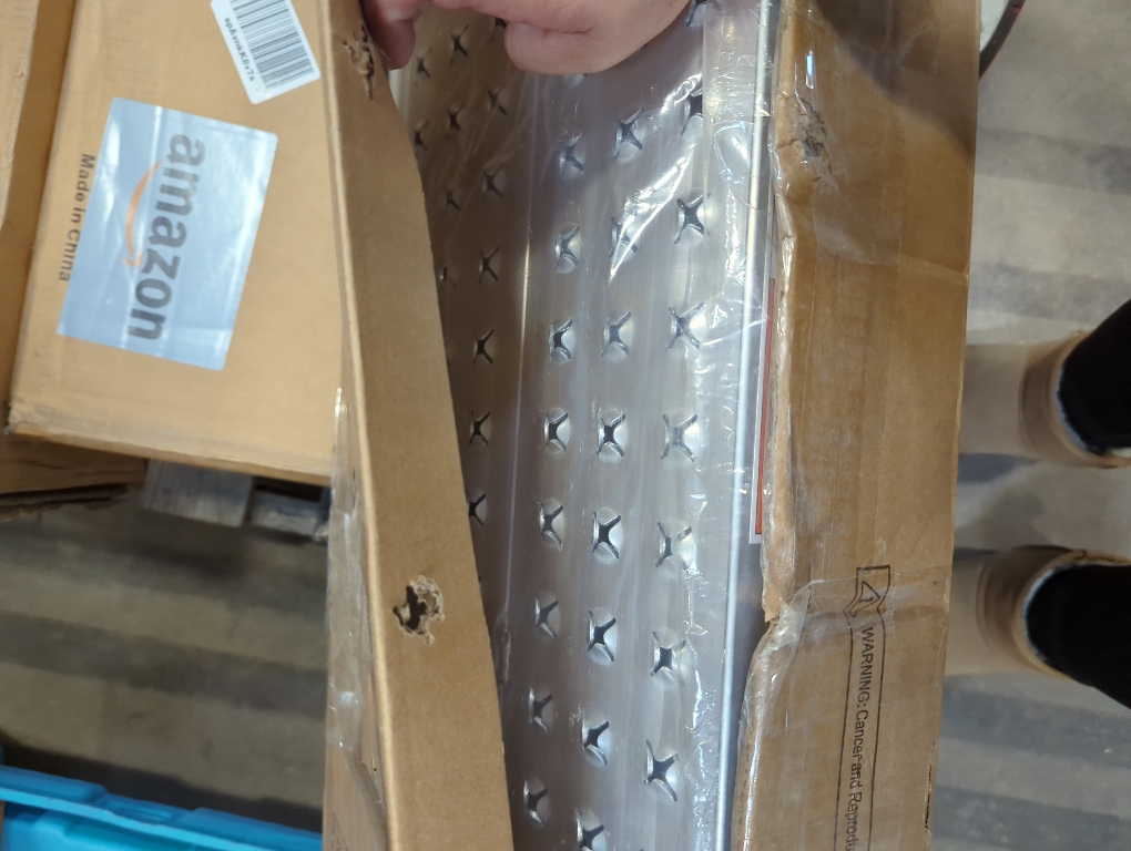 Aluminum Shed Ramp 55 L x 11 W Loading Ramps 3000 Lbs Capacity Lightweight Portable Ramp Anti-Slip Waterproof for ATV Lawn Mower Golf Cart Dirt Bike Motorcycle Garden Tractor 2Pcs