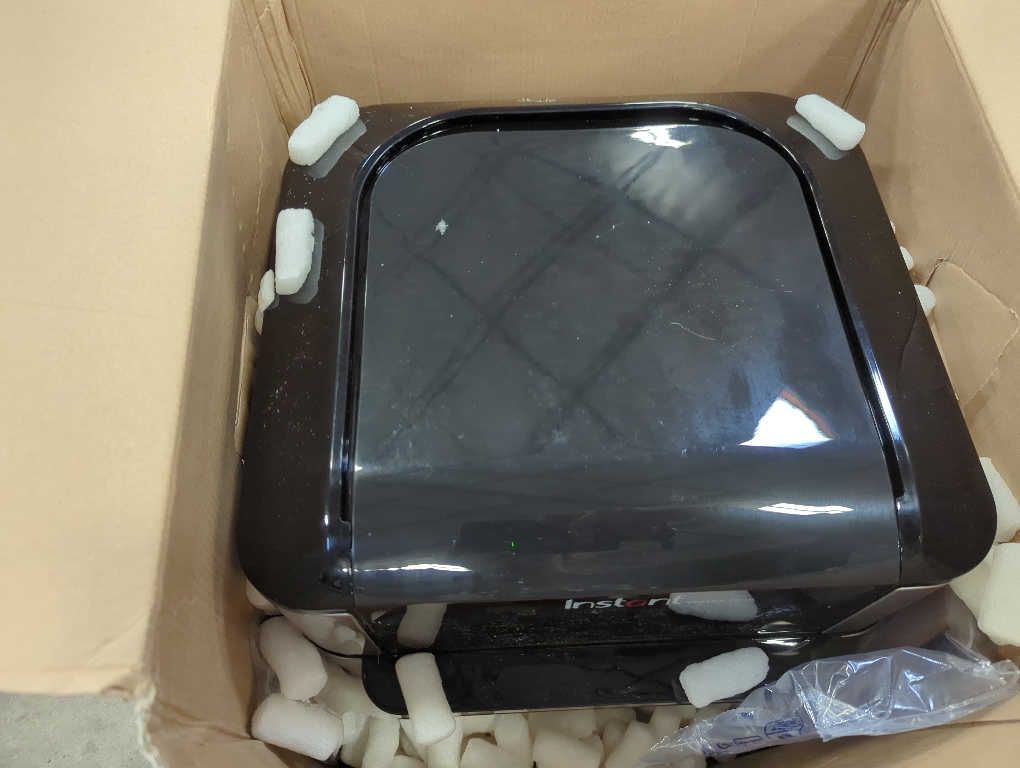 Instant Pot 10QT Air Fryer, 7-in-1 Functions with EvenCrisp Technology that Crisps, Broils, Bakes, Roasts, Dehydrates, Reheats & Rotisseries, Includes over 100 In-App Recipes, Stainless Steel