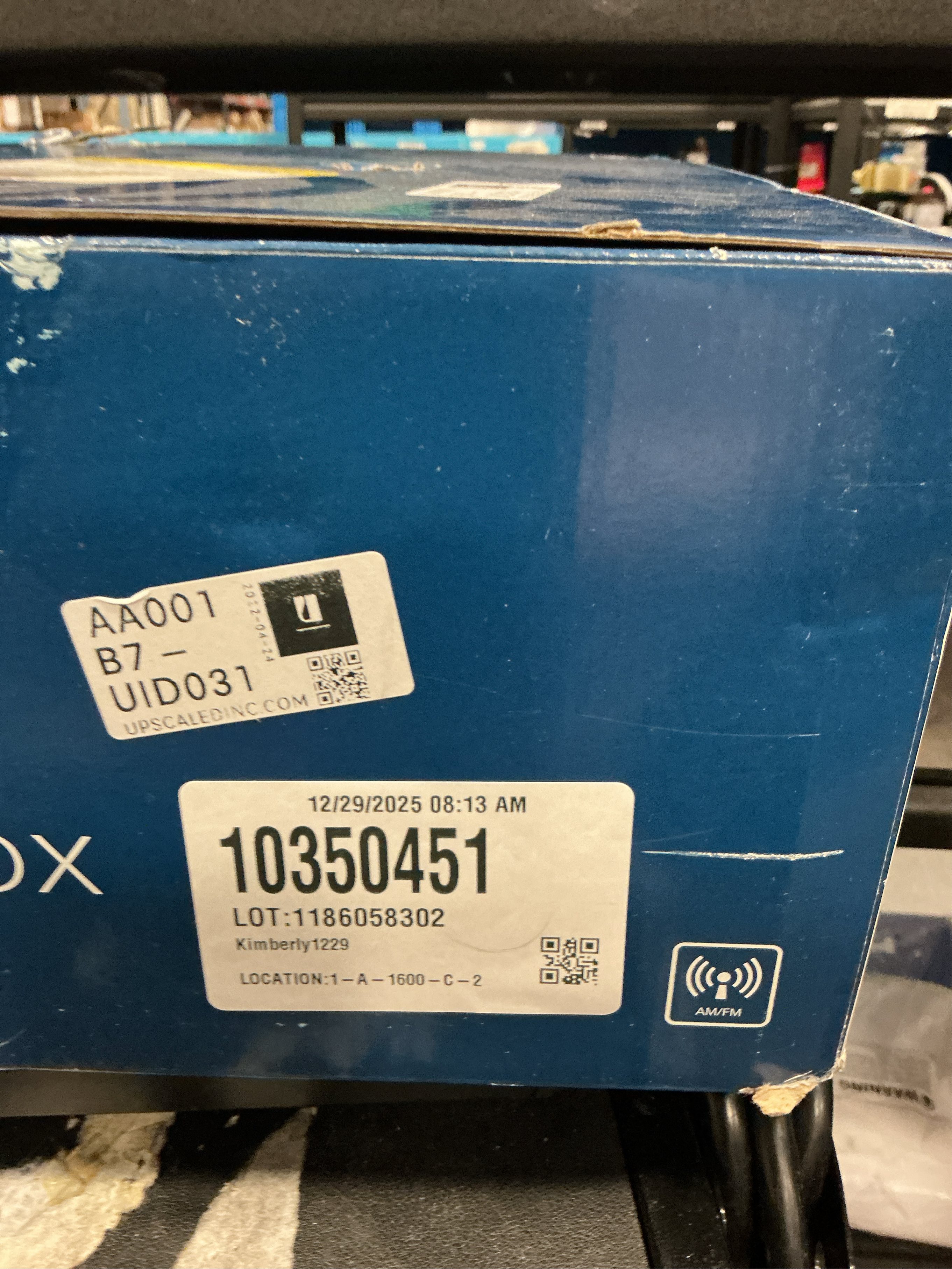 Insignia - CD Boombox with AM/FM Tuner - Black