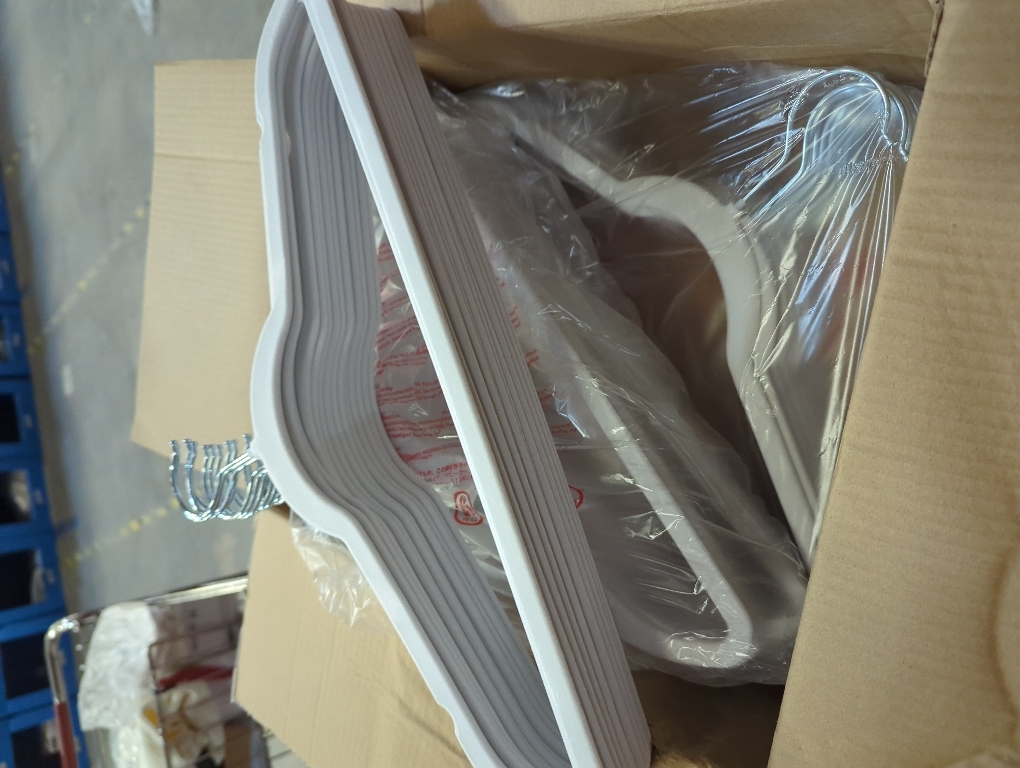 TIMMY Non-Slip Velvet Hangers - Suit & Coat (50-Pack) Ultra Thin Space Saving Heavy Duty Hangers Hold Up-to 10 Lbs - White/Silver