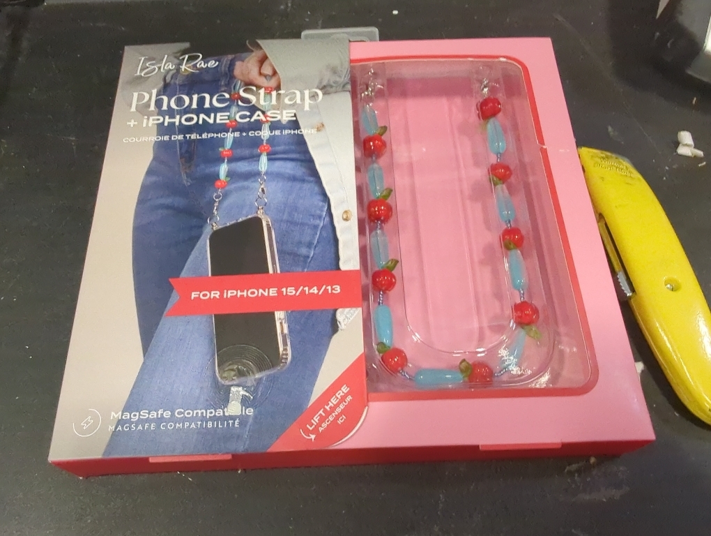 Cute Case Charm strap apple blue