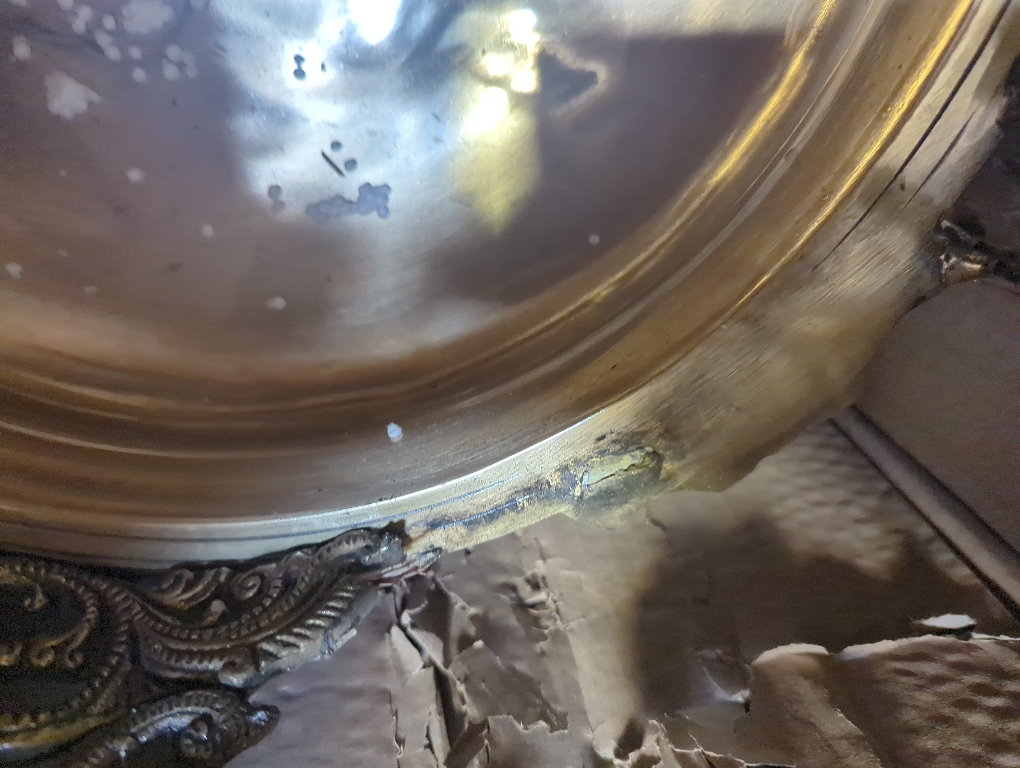 eSplanade - Brass Balaji, Dashavtar, Shankh, Chakra Urli Traditional Bowl Showpiece - Big Size - | Home Decor | Vastu for Home