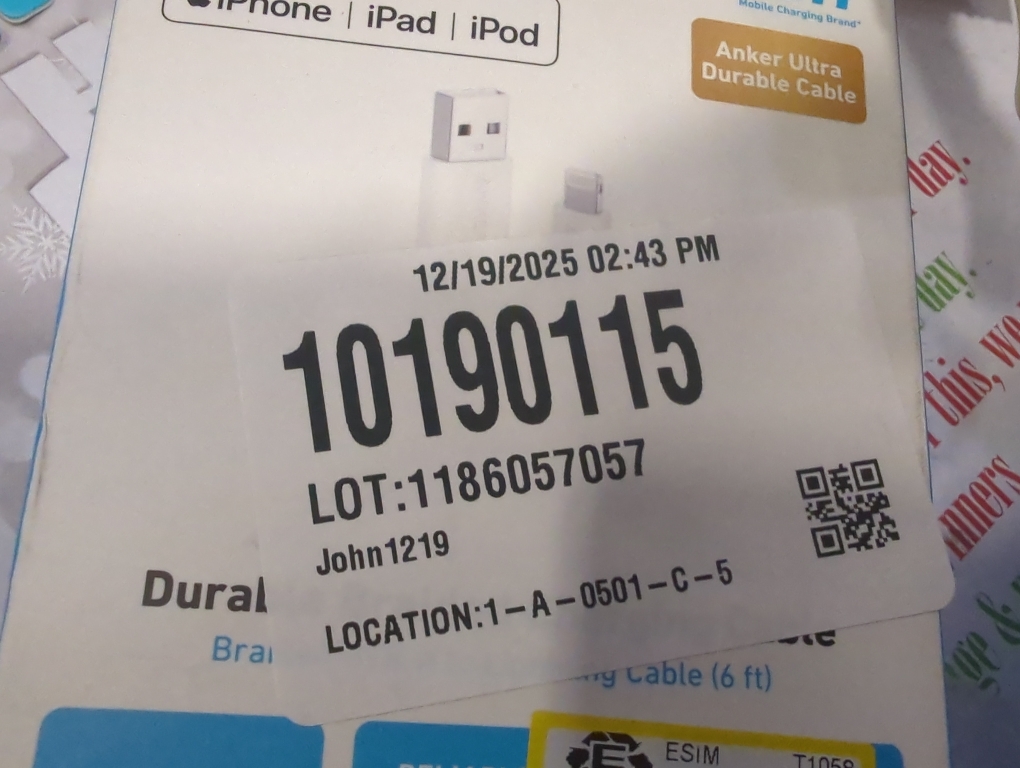 Anker 6' Braided Lightning to USB-A Charging Cable - White