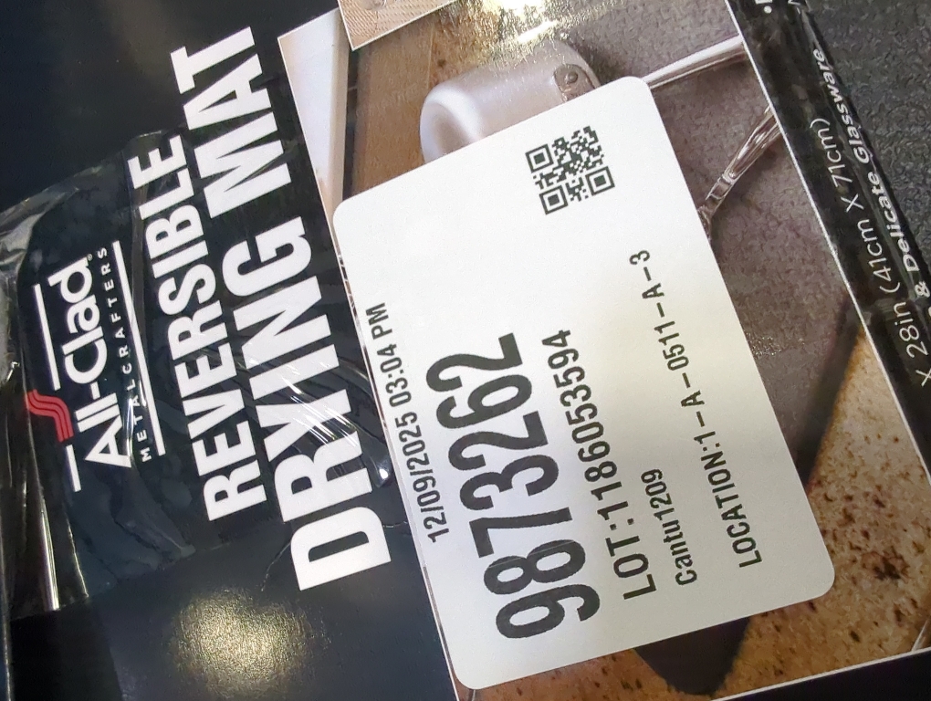 All-Clad Premium Reversible Dish Drying Mat for Kitchen: 16 x 28 Ultra-Absorbent, Long-Lasting, No Condensation, and Oversized for Large Pots and Pans - 2 Pack, Pewter