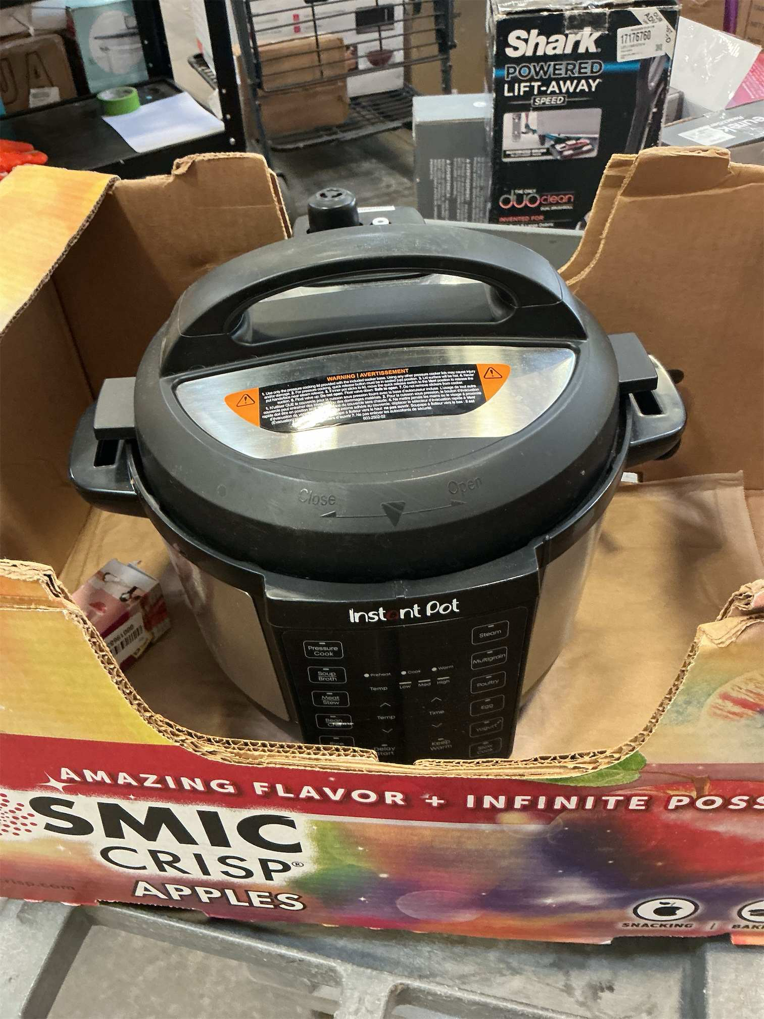 Instant Pot 6QT RIO 7-in-1 Multi-Cooker, Pressure Cooker, Slow cook, Sauté, Steam, Rice Maker, Yogurt, & Warmer, Black, 6 Quarts ‼️has stains ‼️and may come with missing or broken pieces ‼️