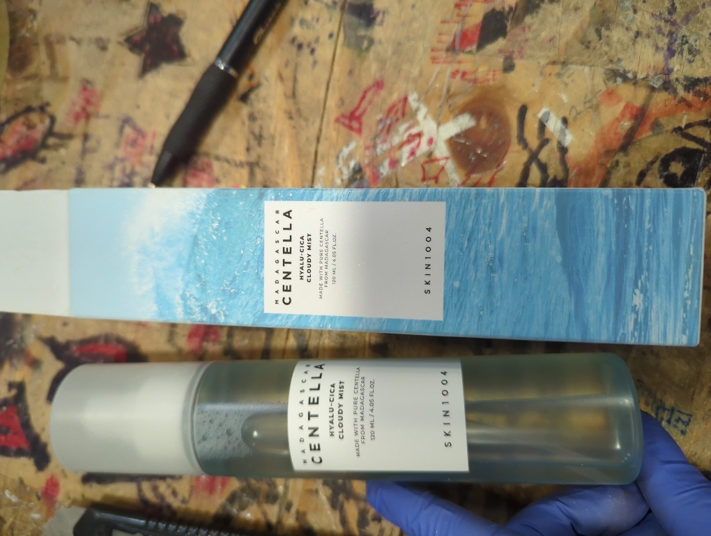 SKIN1004 Hyalu-CICA Cloudy Mist 4.05 fl.oz, 120ml, Hyalu Cica Formula with Green Tea Water, Hydrating and Calming Multi-Care Solutions