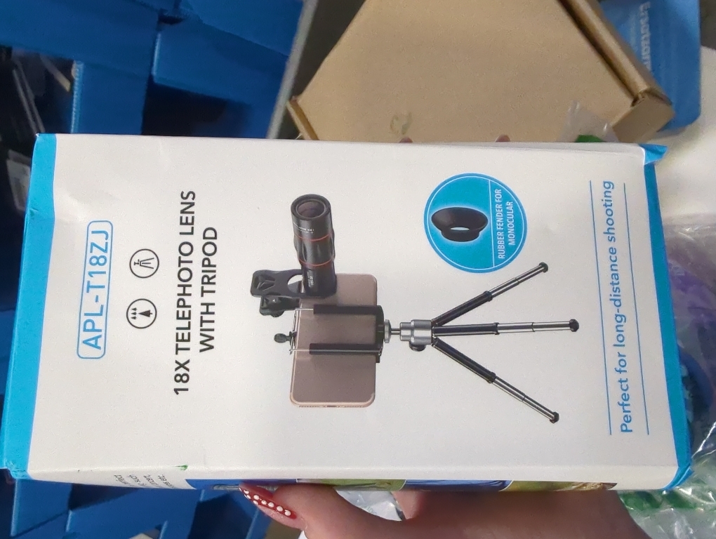 Outanaya Telephoto Lens for Smartphone Monocular Cell Phone Lens with Tripod and Patch for Enhanced Photography Compatible with Smartphone Models