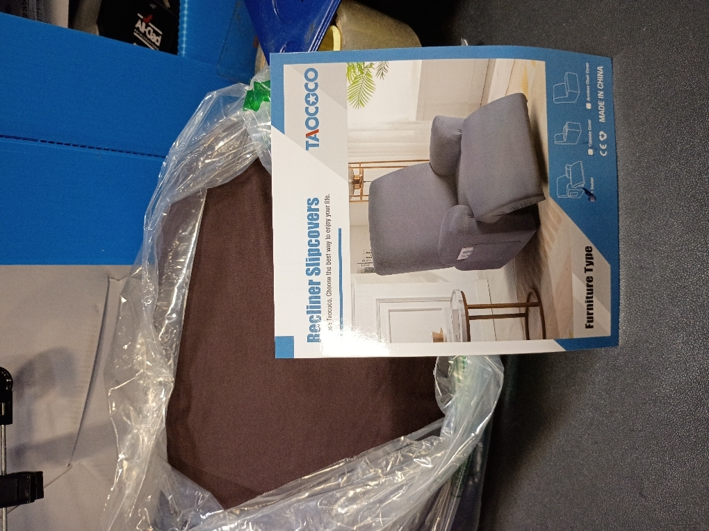 TAOCOCO Recliner Chair Covers Stretch Polyester Fabric 3-Piece for Large Recliners, Soft, Breathable and Skin-Friendly Furniture Protector, Washable (Tobacco   ? Recliner Chair Cover)