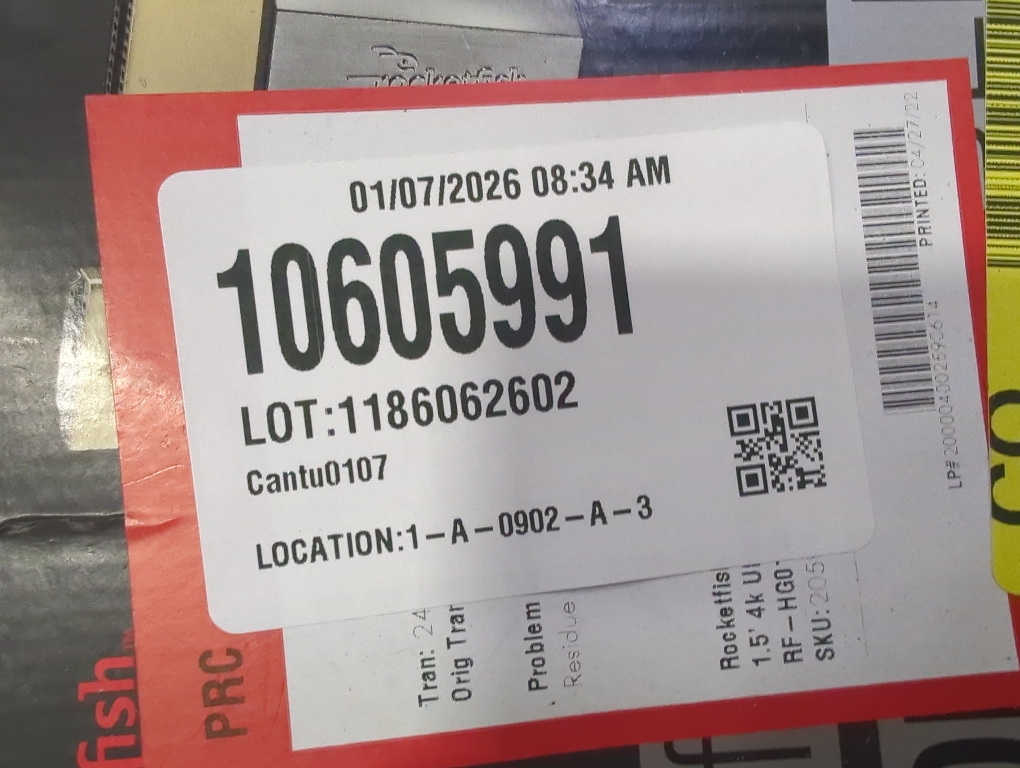 Rocketfish 4K UltraHD/HDR in-Wall Rated HDMI Cable - HDMI Cable Supports 4k Ultra HD & Dolby Atmos - Premium Cable for HDR & Quality Audio - Premium & Durable Black HDMI Cable - 1.5'