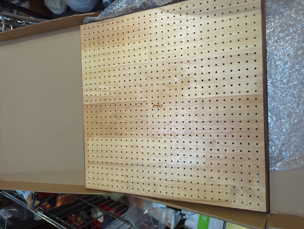 Solid Wood Crochet Peg Board for Knitting Looms and Boards - Wooden Crochet Board for Shaping and Drying Crafts