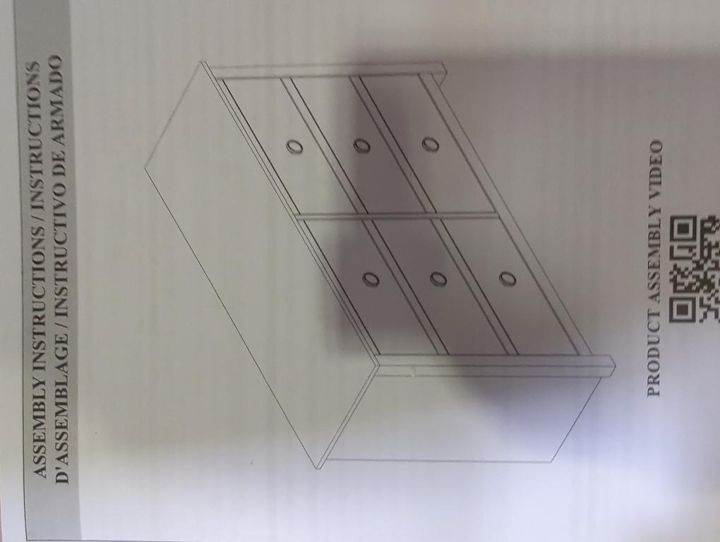 6 Drawer Dresser Grey