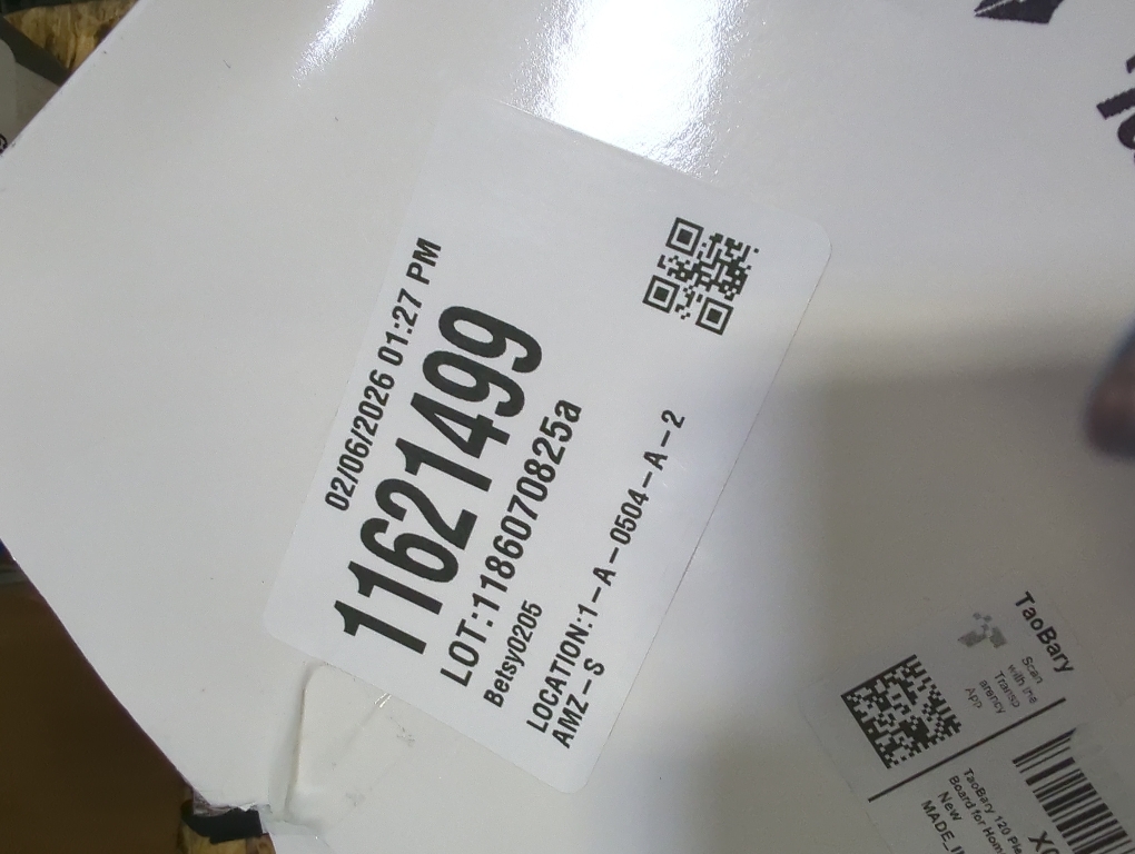 TaoBary 120 Pieces Adhesive Plastic Sticky Clips White Reusable Removable