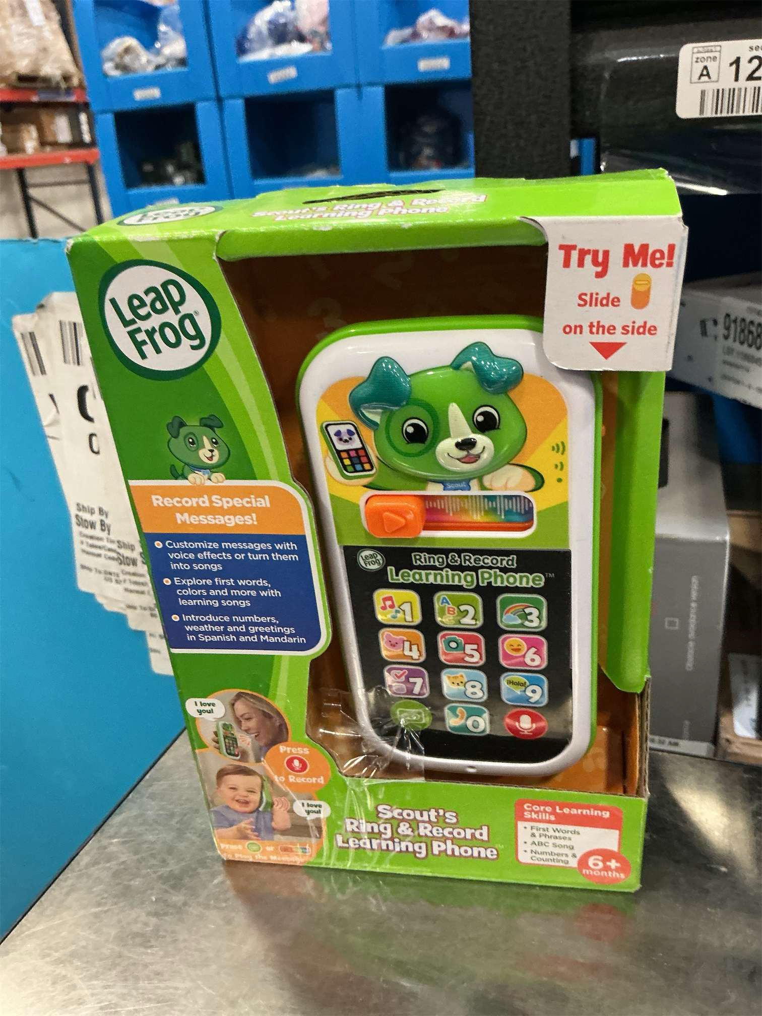 LeapFrog Scout's Ring and Record Learning Phone, Infant Pretend-Play Toy