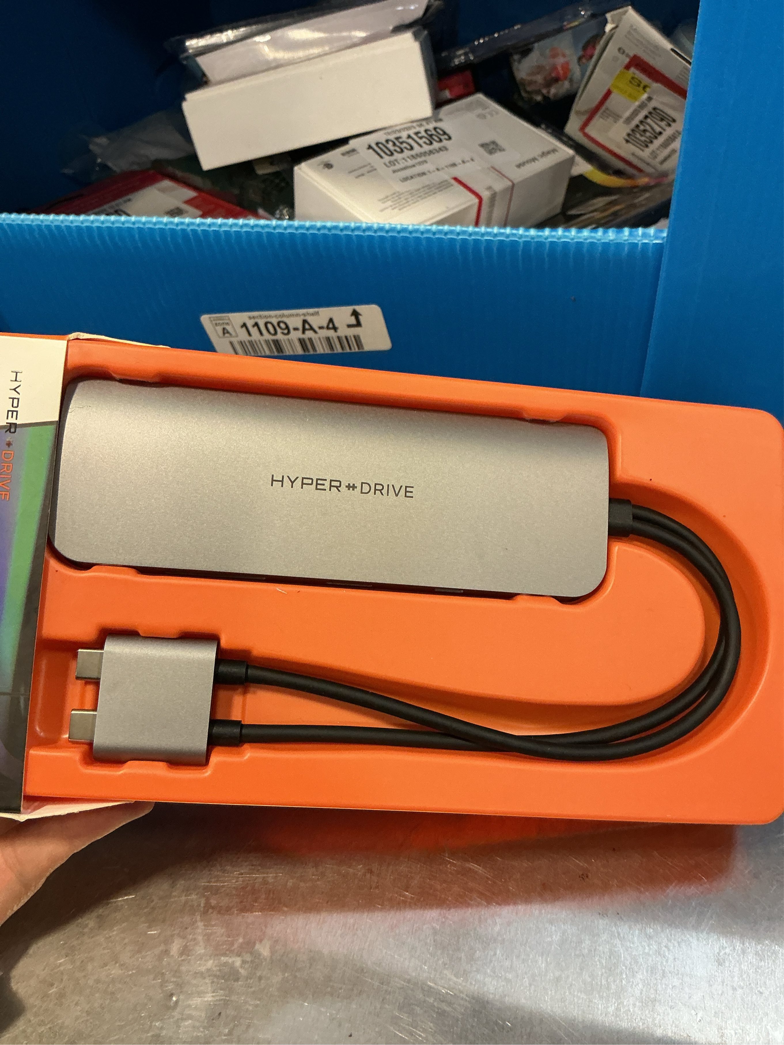 HyperDrive 10-in-2 USB C Dock, Dual Monitor HDMI 4K@60Hz, 60W USBC Power Delivery, Gigabit Ethernet, USB-C Hub Adapter for MacBook Pro with M1 Pro/Max 2021, MacBook Pro 2016-2019, MacBook Air (Gray)