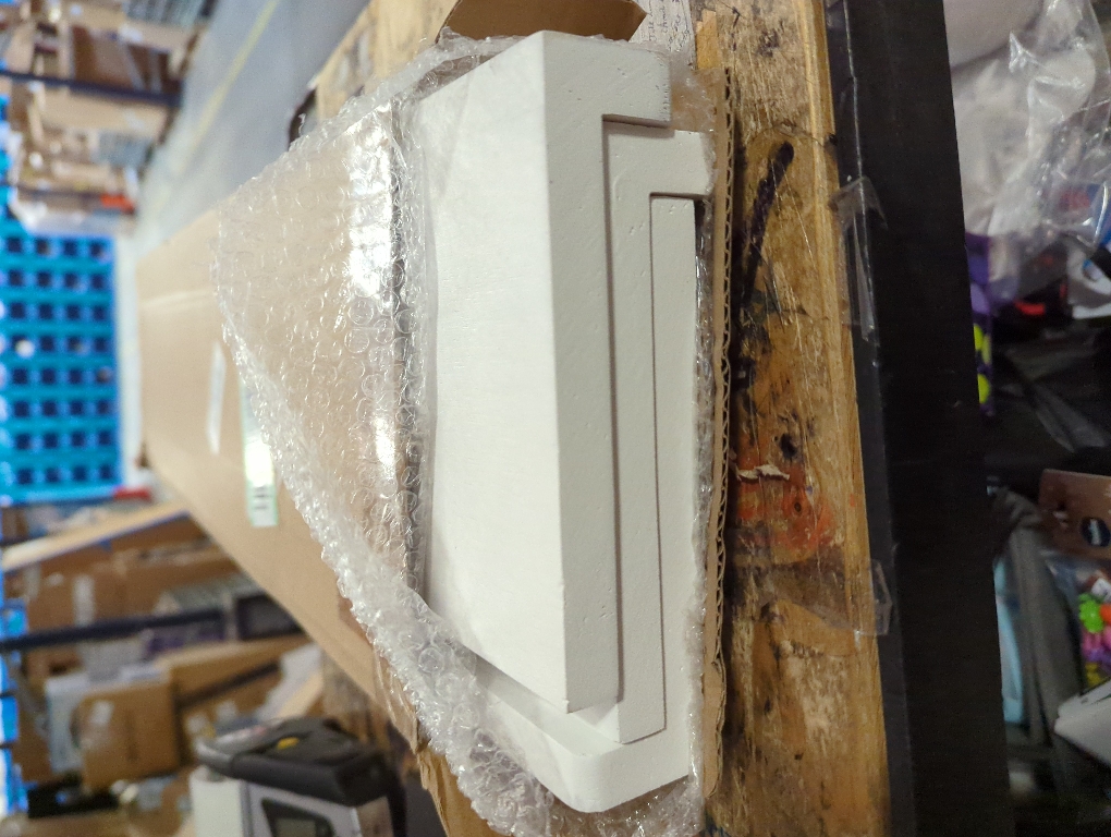 WOPITUES Floating Shelves 24 inch with Gold Metal Guardrail, Shelves for Wall Decor Set of 3, Wall Shelves for Bedroom, Bathroom, Kitchen, Living Room, Plants, Picture Frames, Art- Black and White