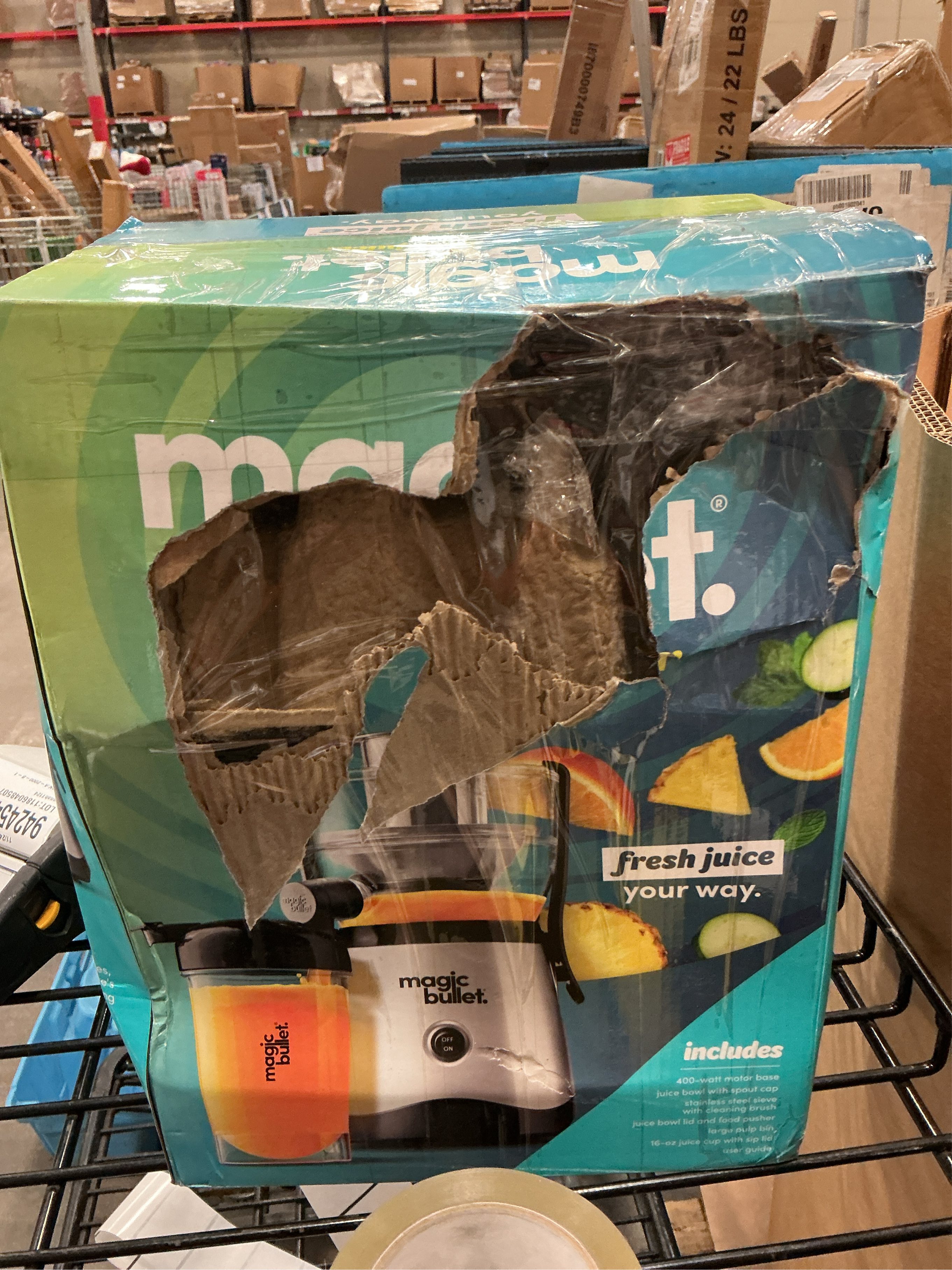 Magic Bullet Mini Juicer with Cup, Black and Silver