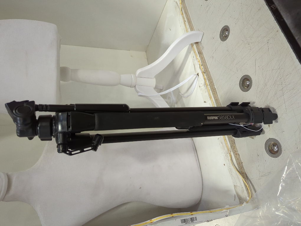 Camera Tripod,TopOne SAB233 Tabletop Aluminum Tripod with Rocker Arm,3-Way Pan/Tilt Head, Quick Release Plate for Cameras/FPV Monitors