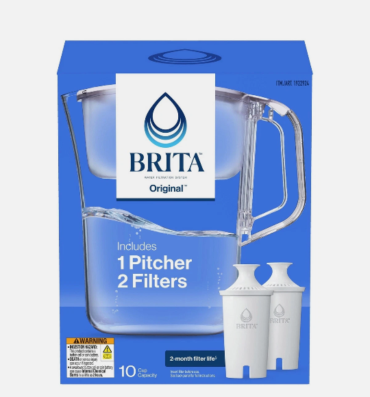 Brita Champlain Water Filter Pitcher, 10 Cup