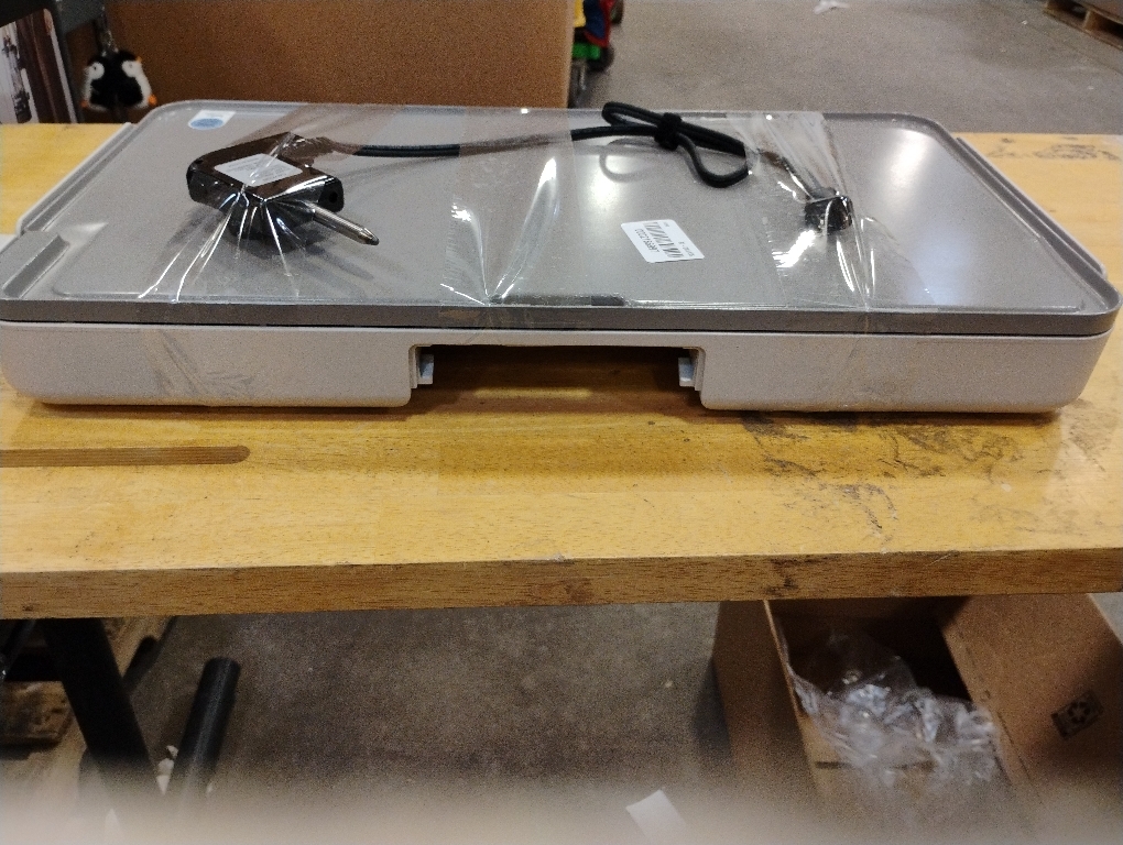 bella 12 x 22 Electric Griddle with Warming Tray, EverGood™ Ceramic Nonstick Coating & Removable Temperature Probe, Dishwasher-Safe Drip Tray & Cool Touch Handles, 1500 Watt, Oatmilk‼️light dirt and missing tray‼️