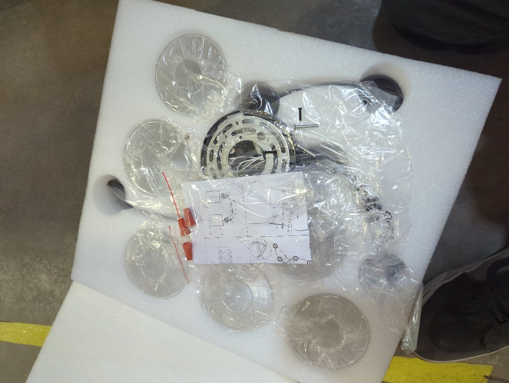 Semi Flush Mount Ceiling Light Fixtures, Black Kitchen Light Fixtures Ceiling Mount, 9 Light Industrial Ceiling Lights with Clear Glass Shade for Bedroom Hallway Living Room