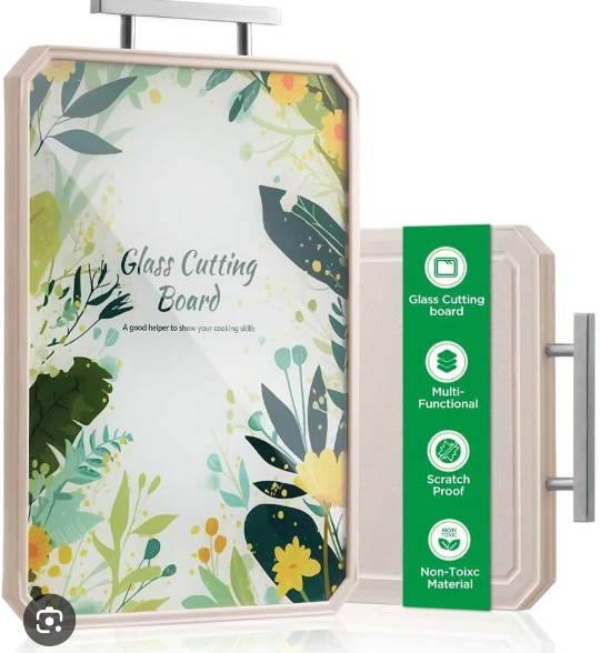 glass cutting board double sided tempered glass