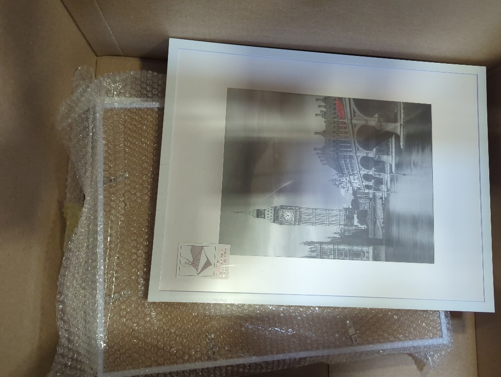 Fixwal 12x16 Poster Frame Set of 6 with Plastic Cover, PVC, White