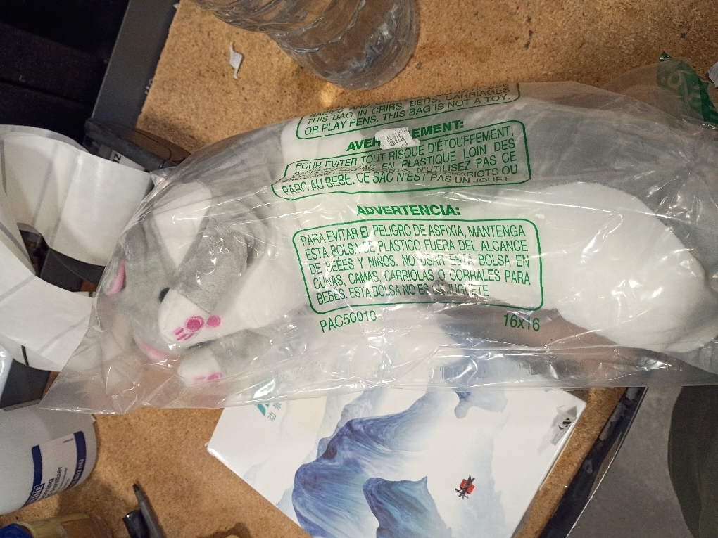 Long Cat Body Pillow for Kids, Cute Cat Stuffed Animals Gifts for Girls, Long Cat Plush Toy for Birthday, Soft Cat Plushies Pillow (Grey, 19.6in/50cm)