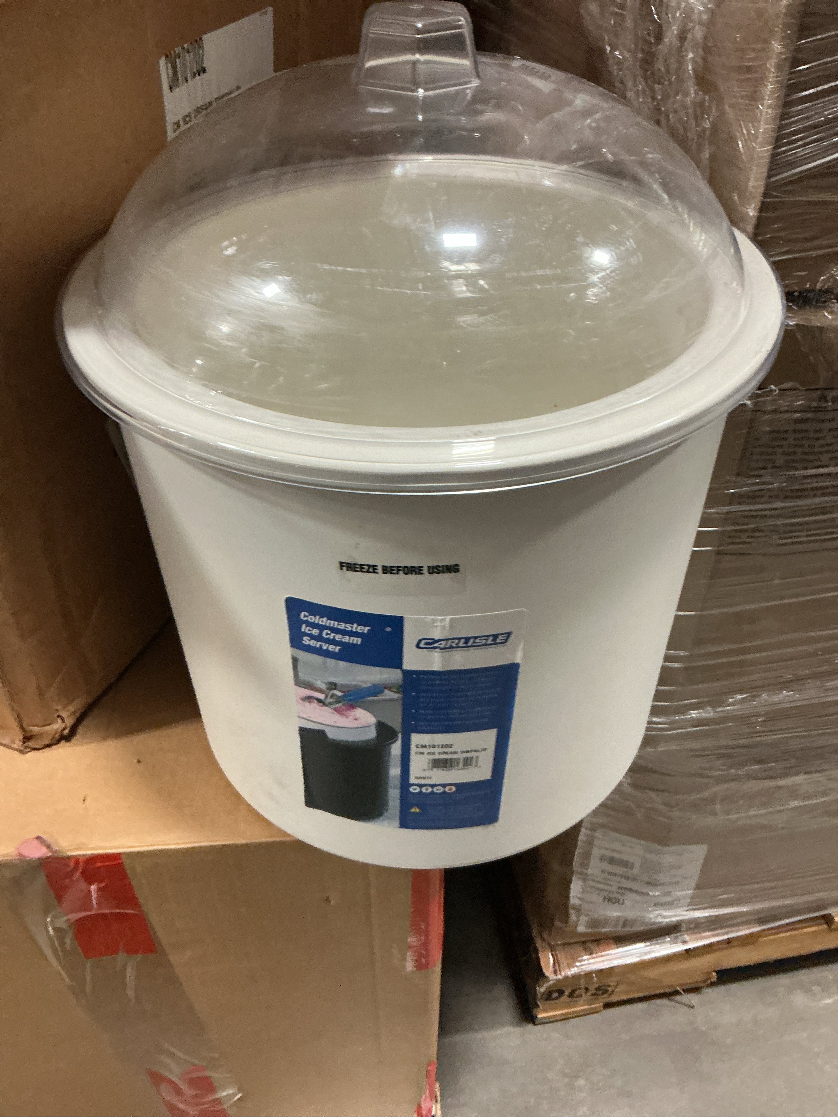 Coldmaster White Ice Cream Dispenser