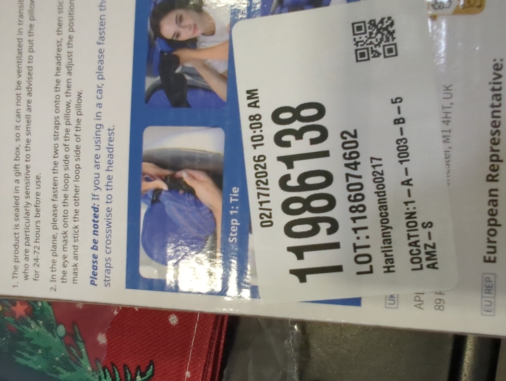 Travel Pillow for Airplanes, Ultra-Thin Breathable Airplane Pillow Alternative, Airplane Head Strap with 3D Sleep Eye Mask, 360° Support for Long Flight, Work for Seats with Headrest, Black