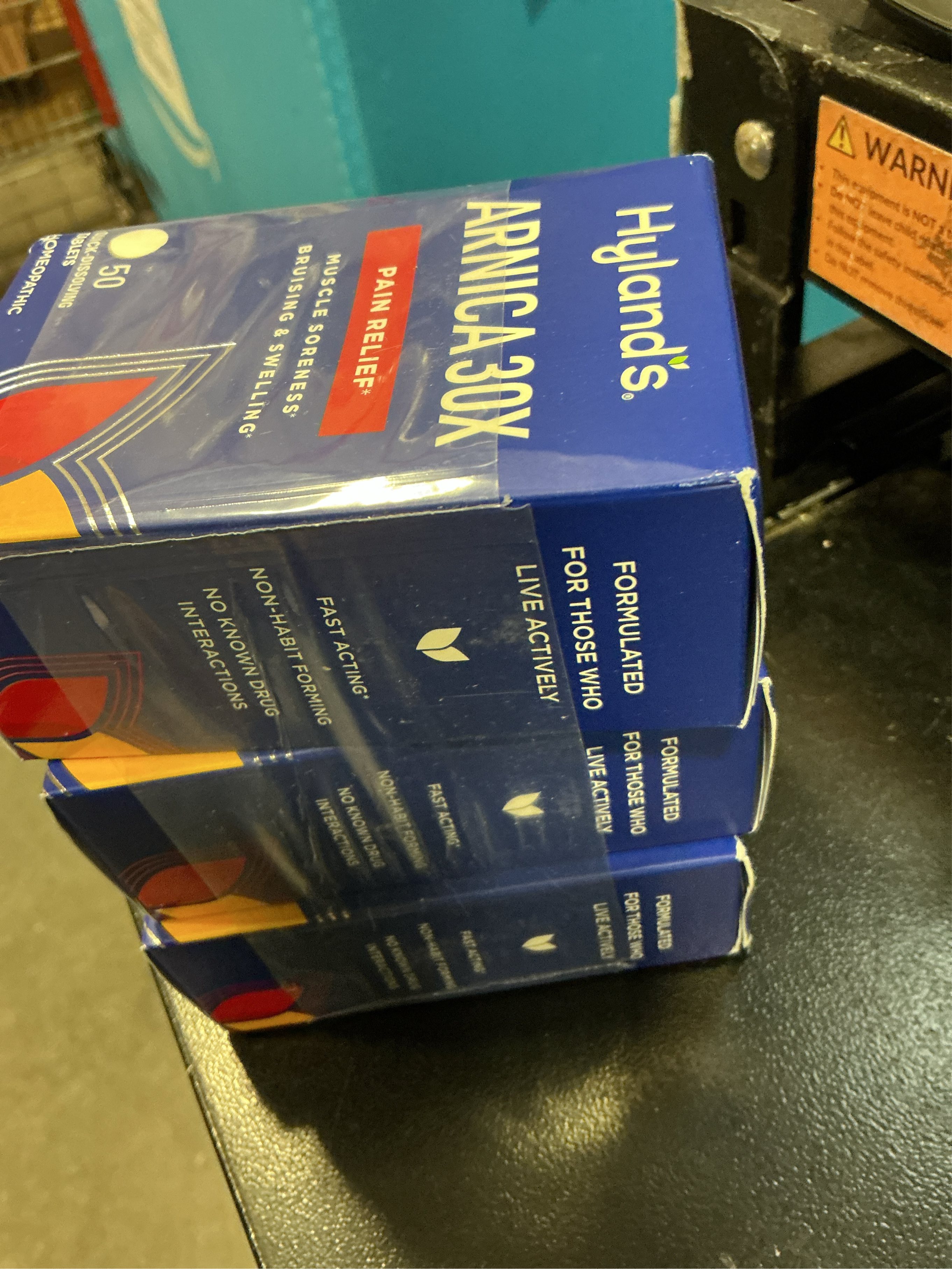 3 packs Hyland's Naturals Arnica 30X, 50 Quick-Dissolving Tablets