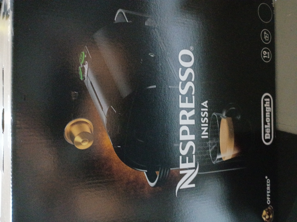 Nespresso Inissia Espresso Machine by De'Longhi, Black