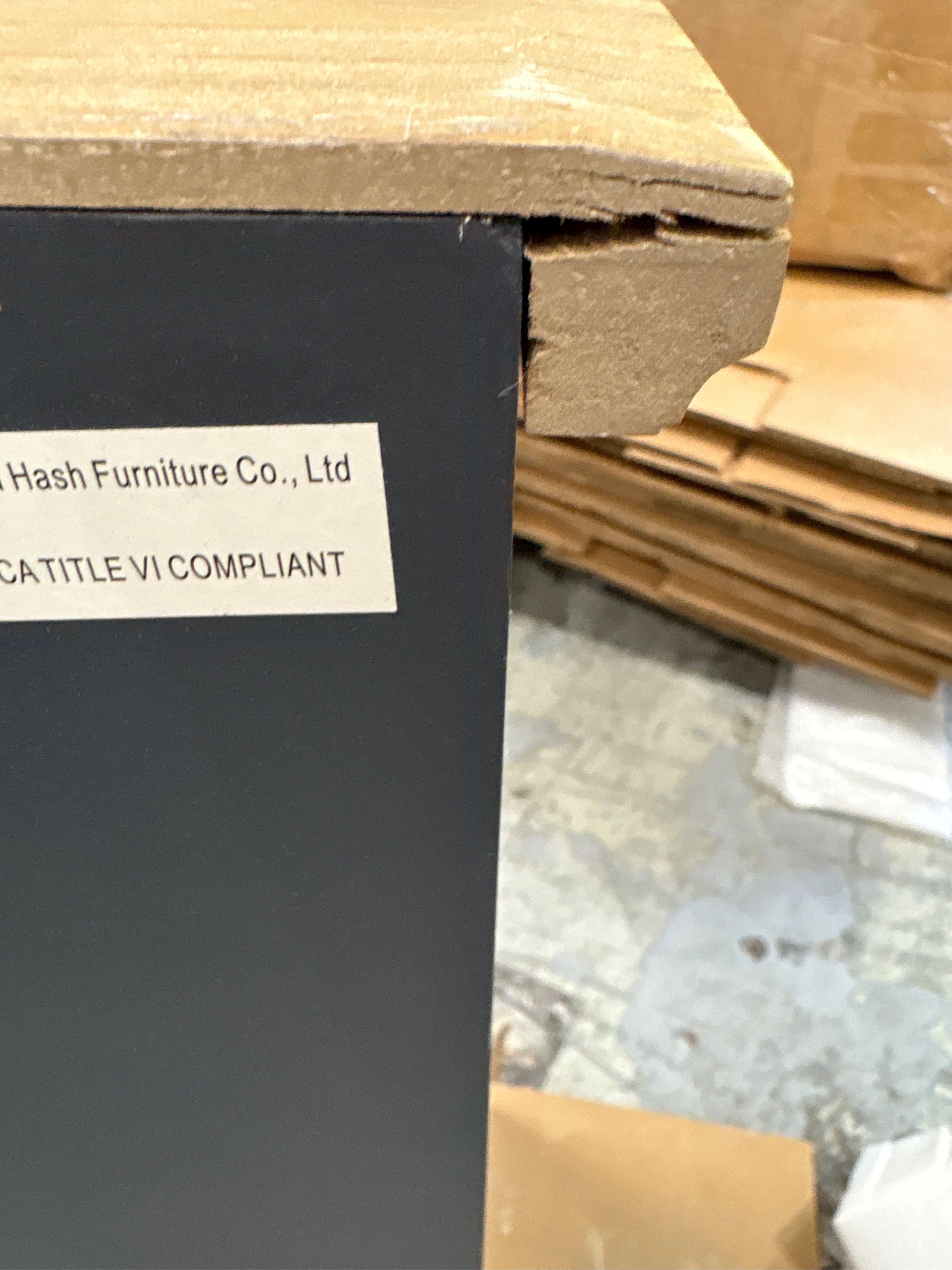 Farmhouse Accent Chest with Carved Door and 5-Drawers, Vintage Storage Cabinet Modern Dresser for Living Room, Entryway, Hallway, Multi-Drawer Organizer, Natural and Deep Blue. ( Damage see the pictures)