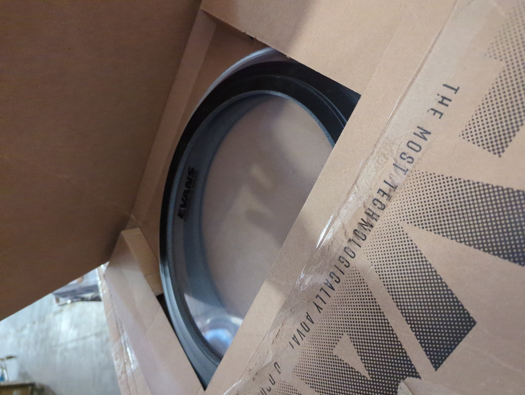 Evans EMAD Clear Bass Drum Head, 16 Inch