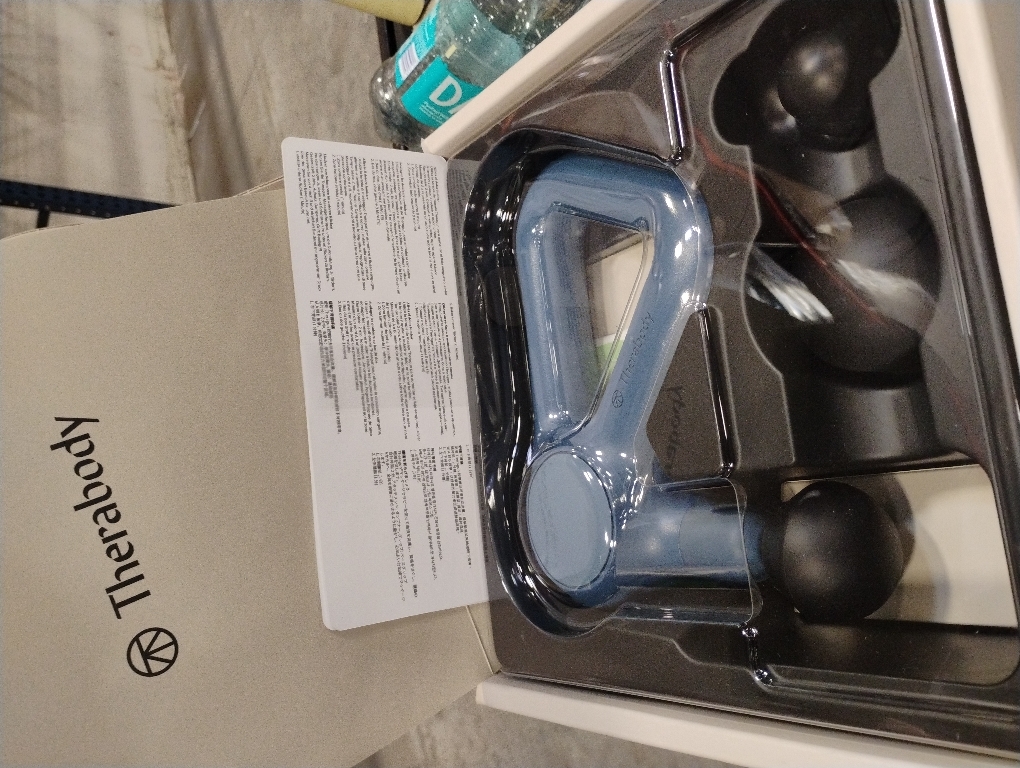 TheraGun Therabody Relief Handheld Percussion Massage Gun - Easy-to-Use, Comfortable & Light Personal Massager for Every Day Pain Relief Massage Therapy in Neck, Back, Leg, Shoulder and Body (Navy)