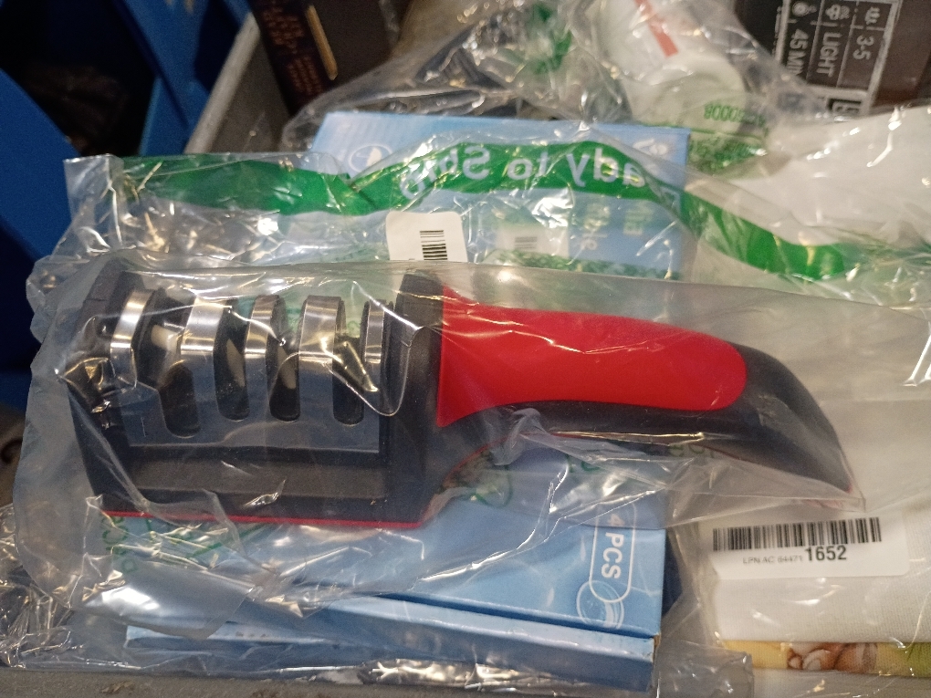 LMETJMA 3-Stage Knife Sharpener with 1 More Replace ...
