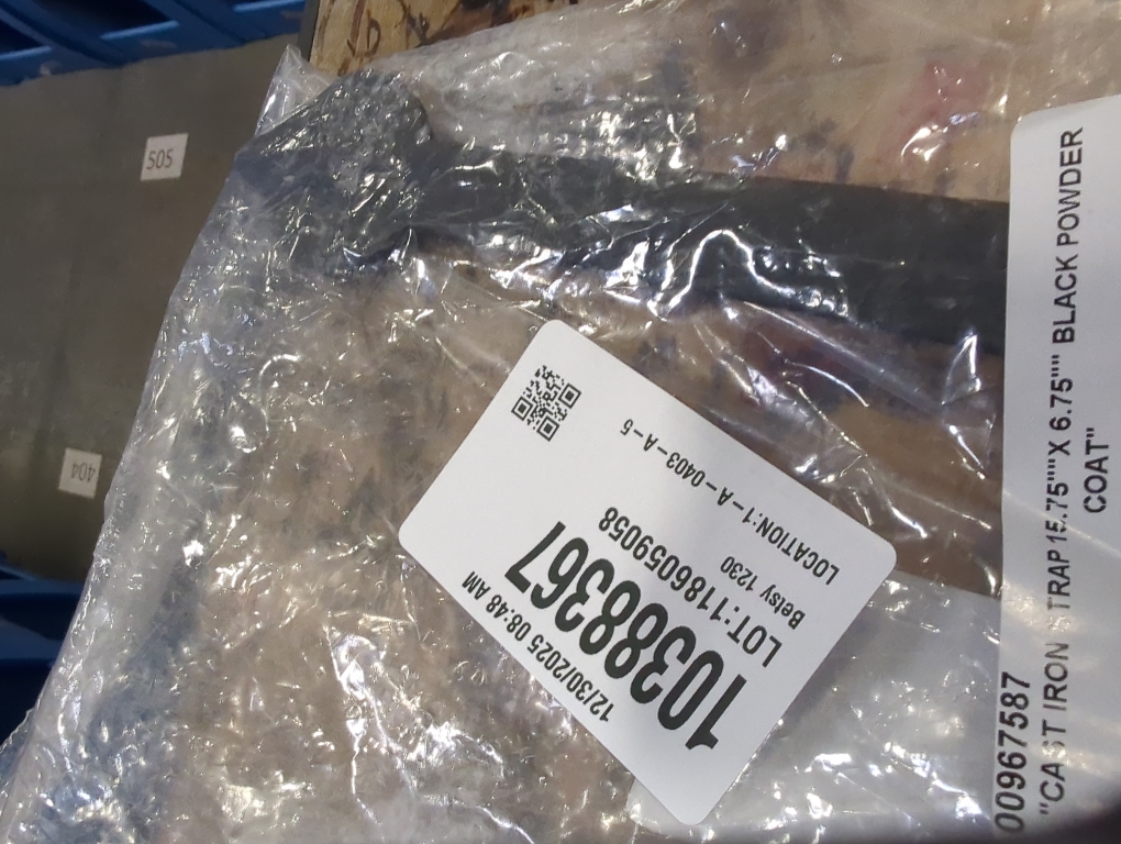 Renovators Supply Manufacturing Garage Door Decorative Hardware 16 In. Black Wrought Iron Rust Resistant Spade Styled Rustic Dummy Strap Hinge With Mounting Hardware, Pack Of 2