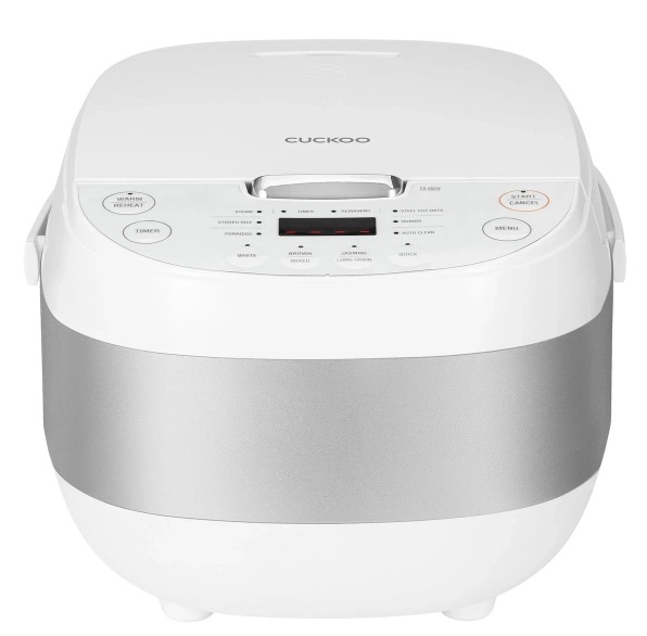 6 Cup Rice Cooker 10 Cooking Settings Compact Touch-Screen Nonstick Inner Pot. KITCHEN STAPLE