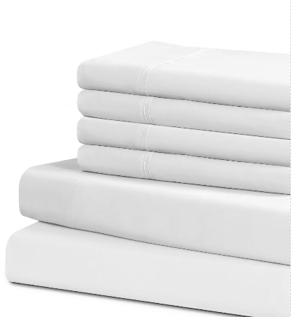 Swift Home Ultra Soft Easy Care Microfiber Sheet Set Coconut Milk