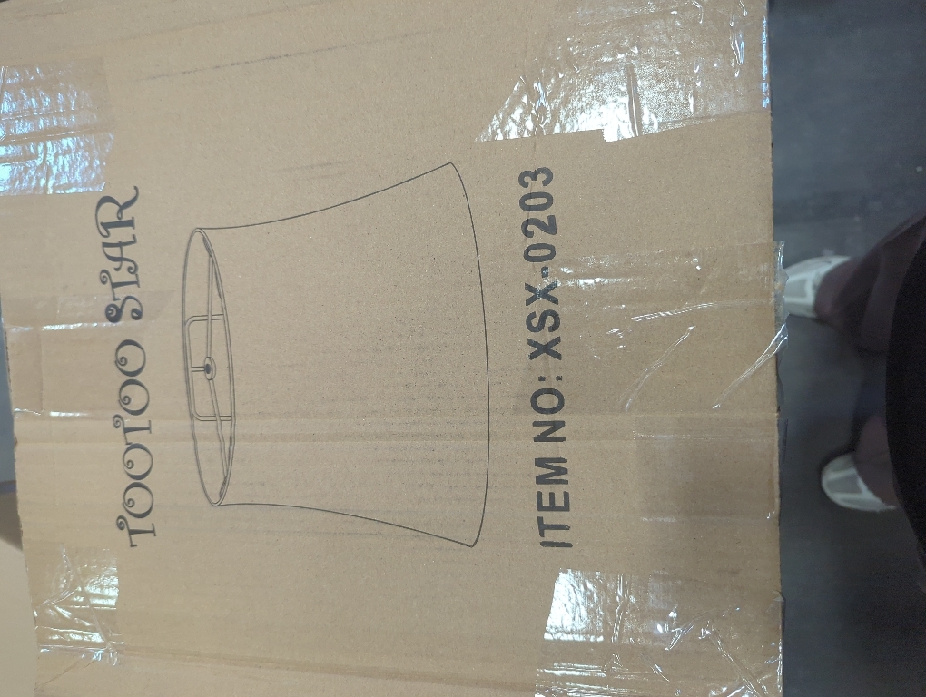 Tootoo Star Brown Large Drum Lamp Shade for Chandeliers Floor Light and Table Lamp,12x16x11 Spider,Fabric Natural Linen Hand Crafted (White)