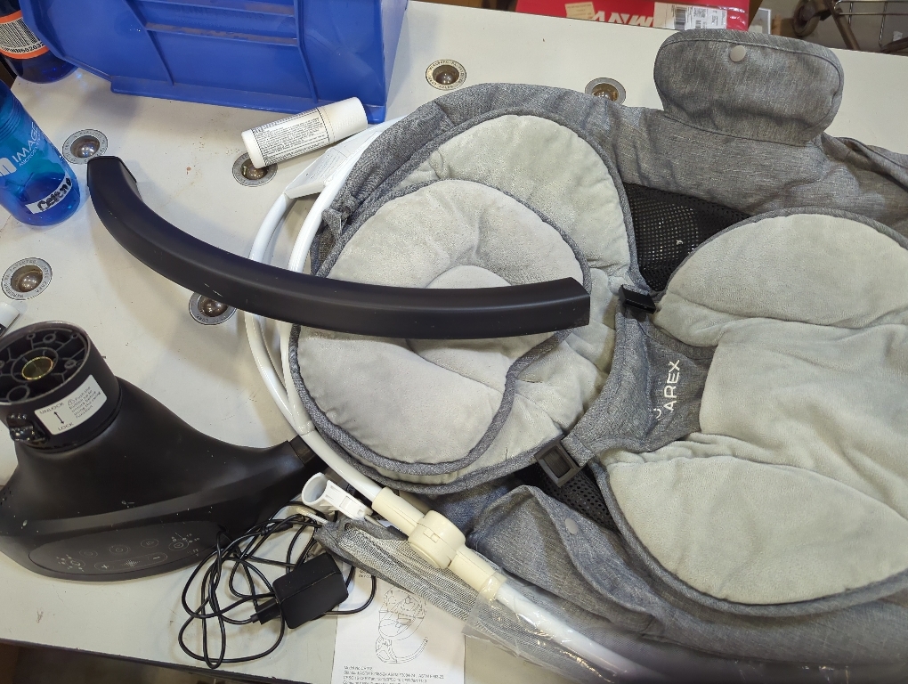 NEEDS CLEANING ‼️‼️‼️LAREX Baby Swings for Infants, Electric Swing, Bluetooth & Remote Control
