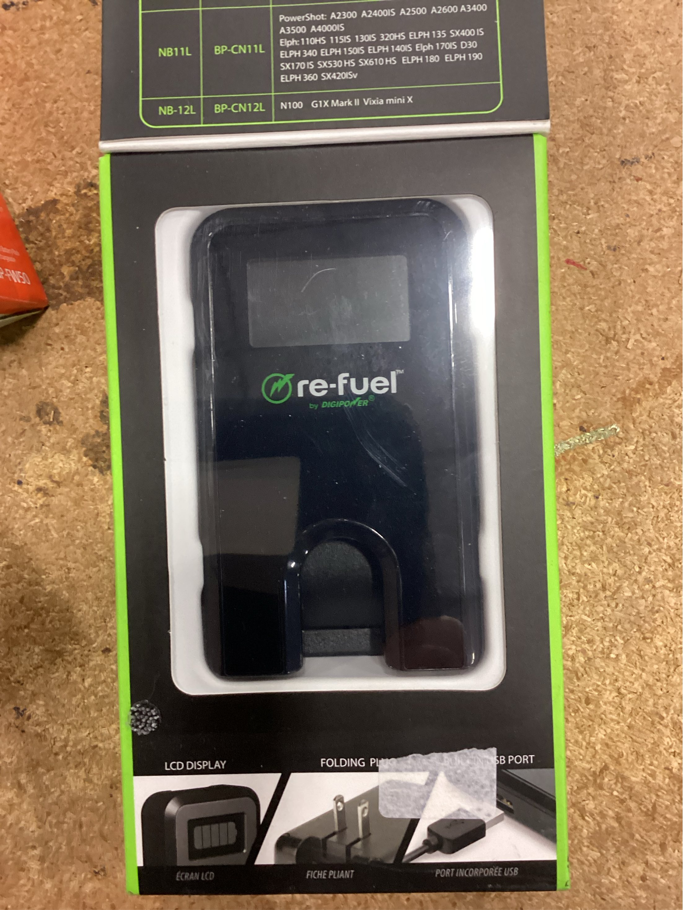 Digipower - Digital Camera Travel Charger for Canon Batteries (NB4L, NB6L, NB11L) - Black