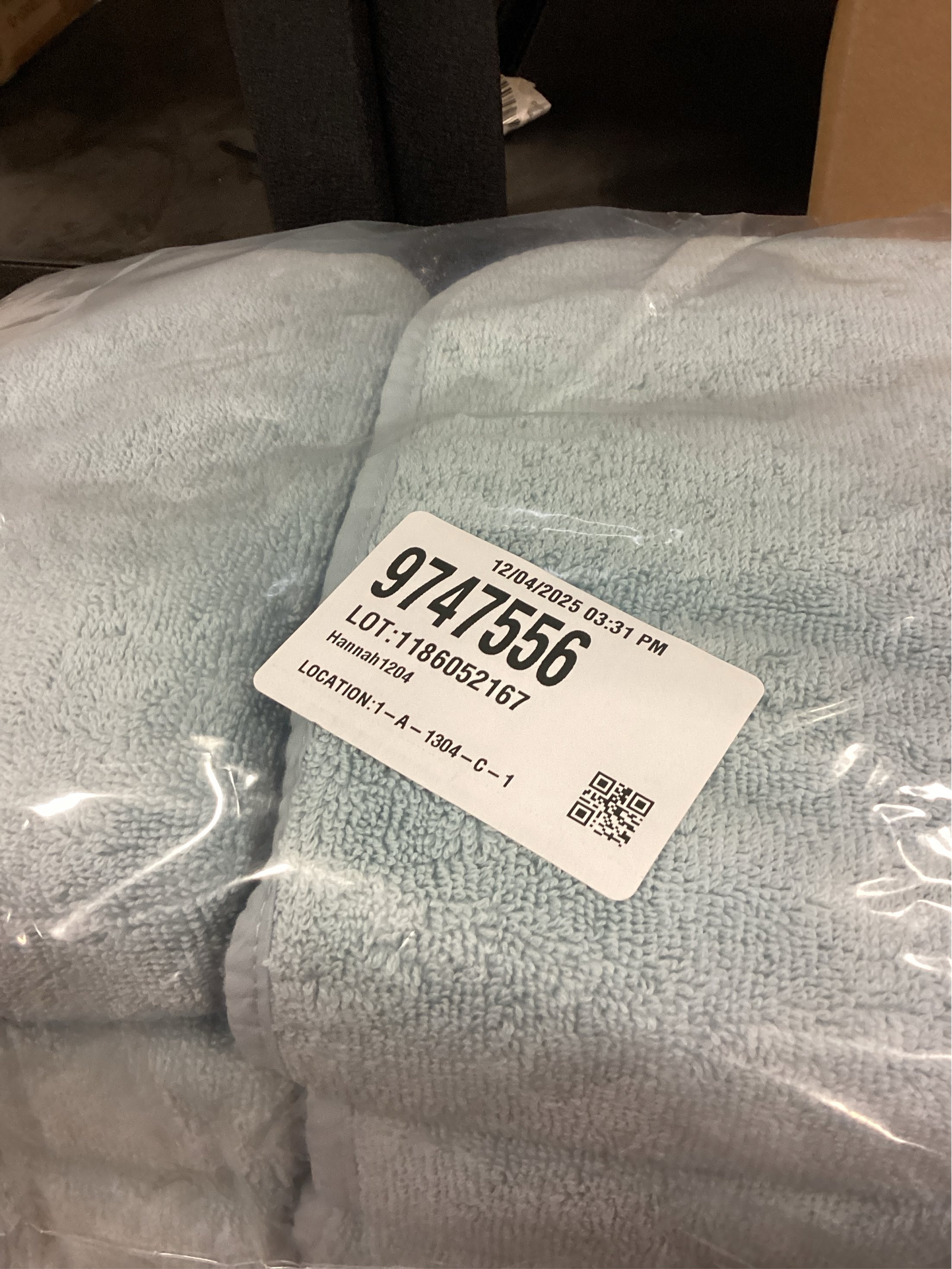 Haven Turkish Cotton Hand Towel in Celestial Blue 6 Pack